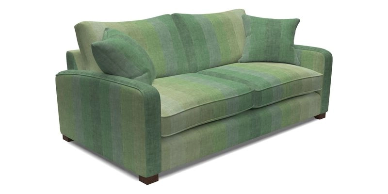 Brook Green 3 Seater Sofa in Two Tone Plain Biscuit