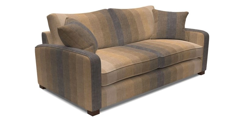 Brook Green 3 Seater Sofa in Two Tone Plain Biscuit