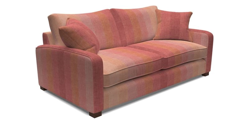 Brook Green 3 Seater Sofa in Two Tone Plain Biscuit