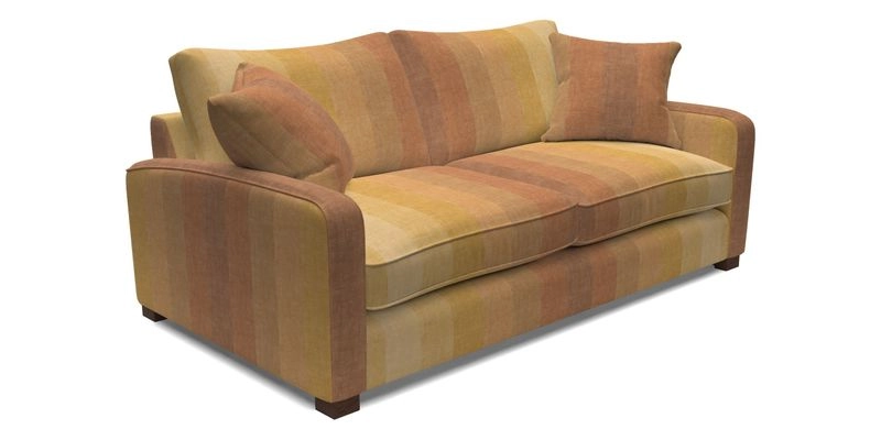 Brook Green 3 Seater Sofa in Two Tone Plain Biscuit