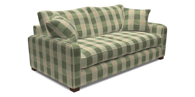 Brook Green 3 Seater Sofa in Two Tone Plain Biscuit