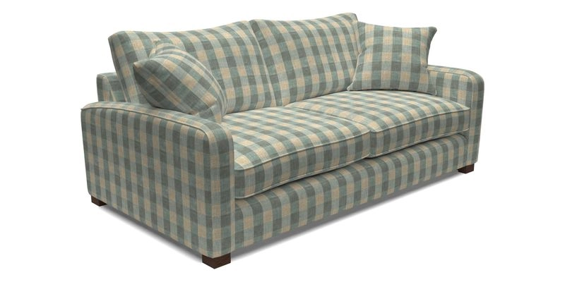 Brook Green 3 Seater Sofa in Two Tone Plain Biscuit