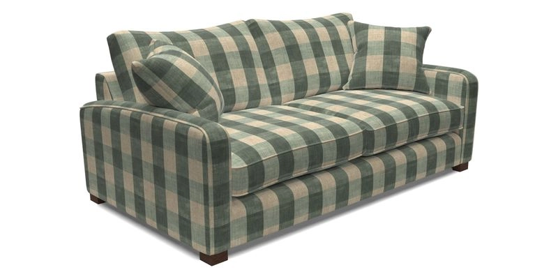 Brook Green 3 Seater Sofa in Two Tone Plain Biscuit