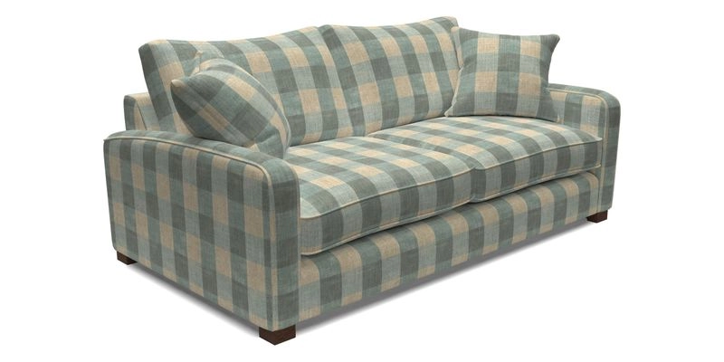 Brook Green 3 Seater Sofa in Two Tone Plain Biscuit
