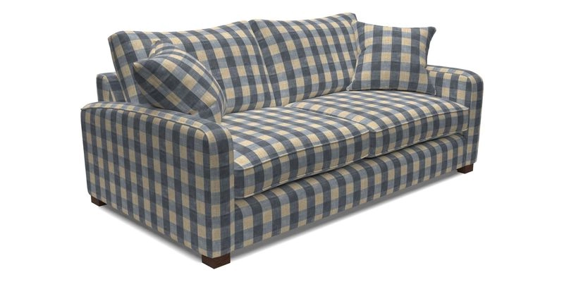 Brook Green 3 Seater Sofa in Two Tone Plain Biscuit