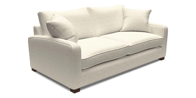 Brook Green 3 Seater Sofa in Two Tone Plain Biscuit