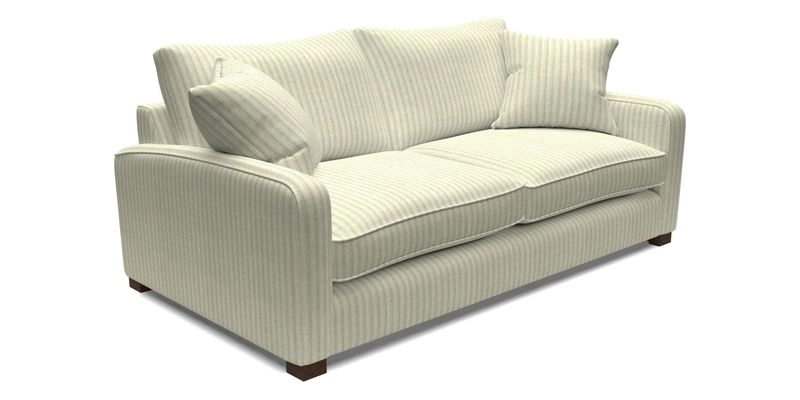 Brook Green 3 Seater Sofa in Two Tone Plain Biscuit