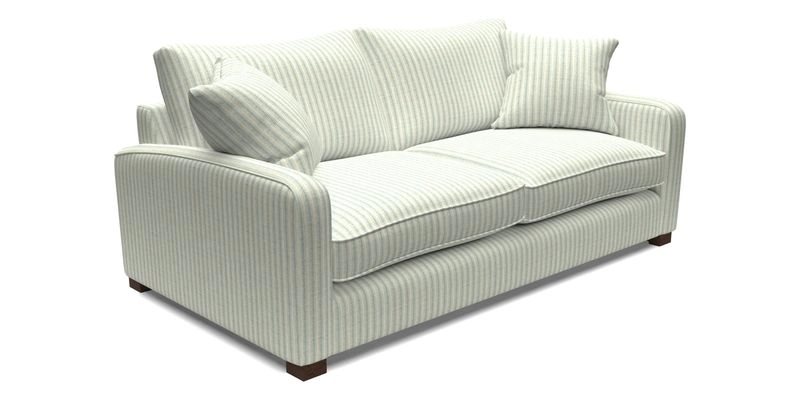 Brook Green 3 Seater Sofa in Two Tone Plain Biscuit