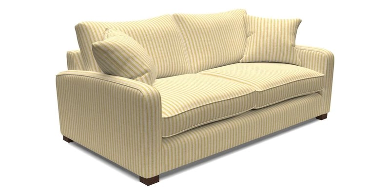 Brook Green 3 Seater Sofa in Two Tone Plain Biscuit