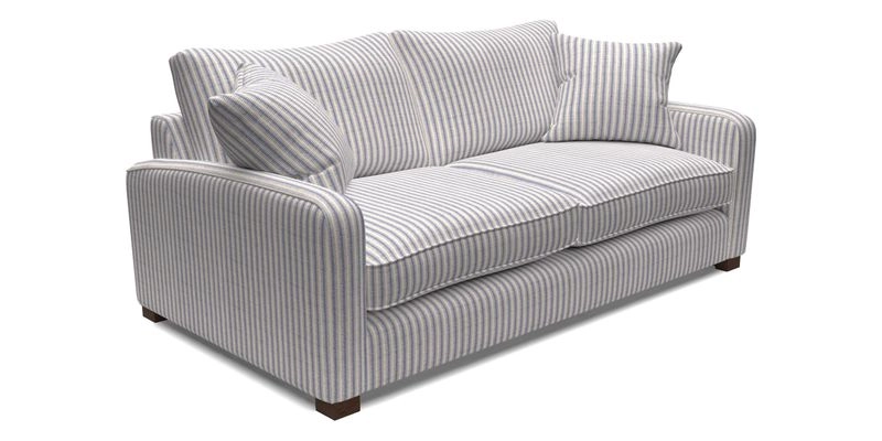 Brook Green 3 Seater Sofa in Two Tone Plain Biscuit