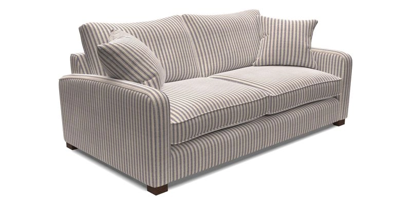 Brook Green 3 Seater Sofa in Two Tone Plain Biscuit