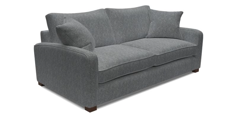 Brook Green 3 Seater Sofa in Two Tone Plain Biscuit