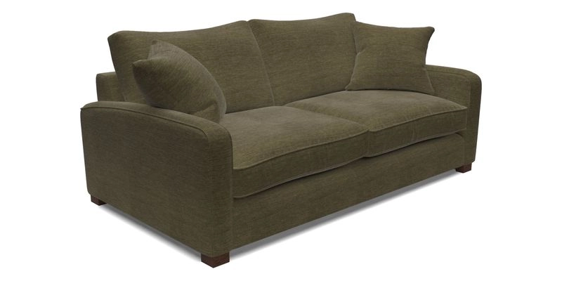Brook Green 3 Seater Sofa in Two Tone Plain Biscuit