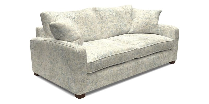 Brook Green 3 Seater Sofa in Two Tone Plain Biscuit