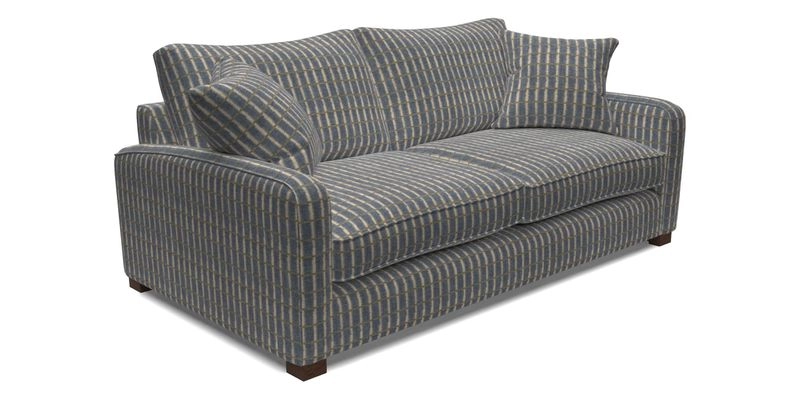 Brook Green 3 Seater Sofa in Two Tone Plain Biscuit