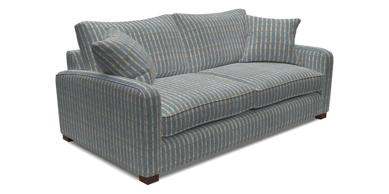 Brook Green 3 Seater Sofa in Two Tone Plain Biscuit