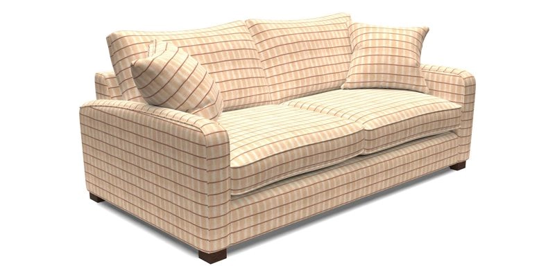 Brook Green 3 Seater Sofa in Two Tone Plain Biscuit