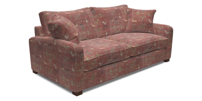 Brook Green 3 Seater Sofa in Two Tone Plain Biscuit