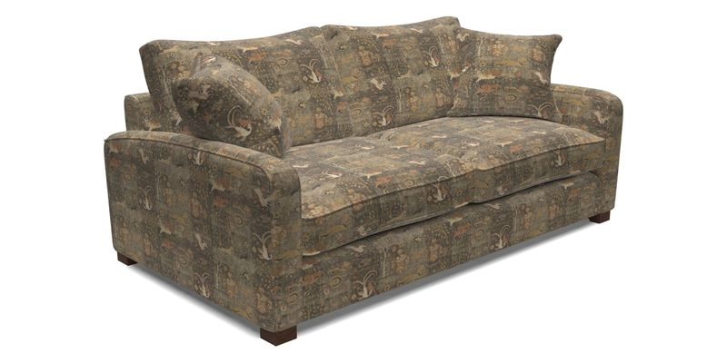 Brook Green 3 Seater Sofa in Two Tone Plain Biscuit