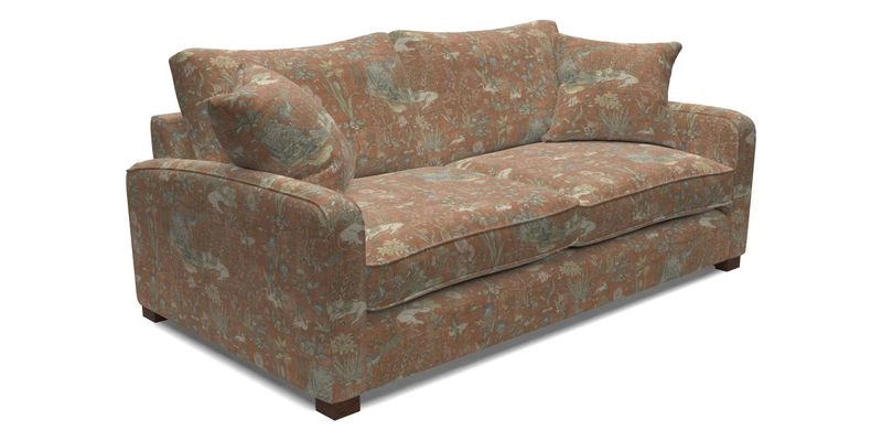 Brook Green 3 Seater Sofa in Two Tone Plain Biscuit