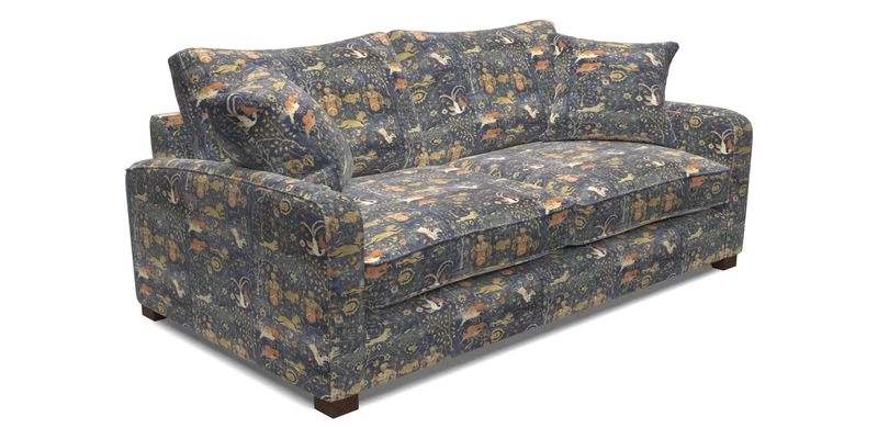 Brook Green 3 Seater Sofa in Two Tone Plain Biscuit