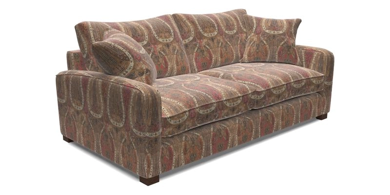 Brook Green 3 Seater Sofa in Two Tone Plain Biscuit