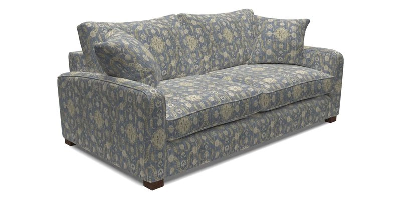 Brook Green 3 Seater Sofa in Two Tone Plain Biscuit