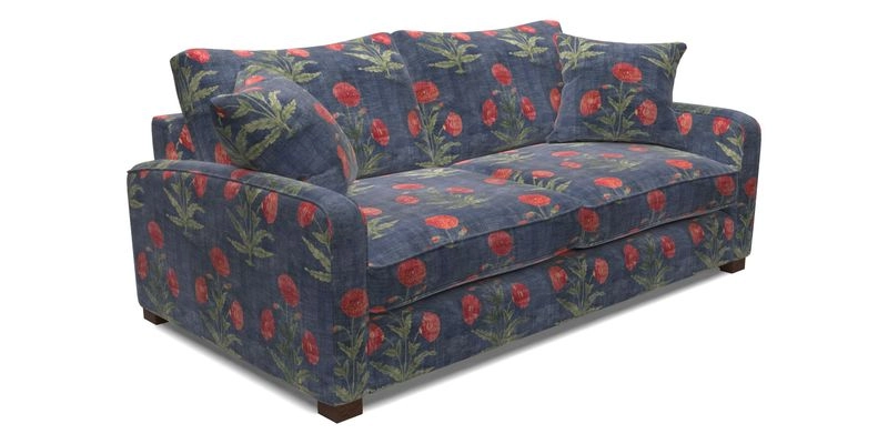 Brook Green 3 Seater Sofa in Two Tone Plain Biscuit