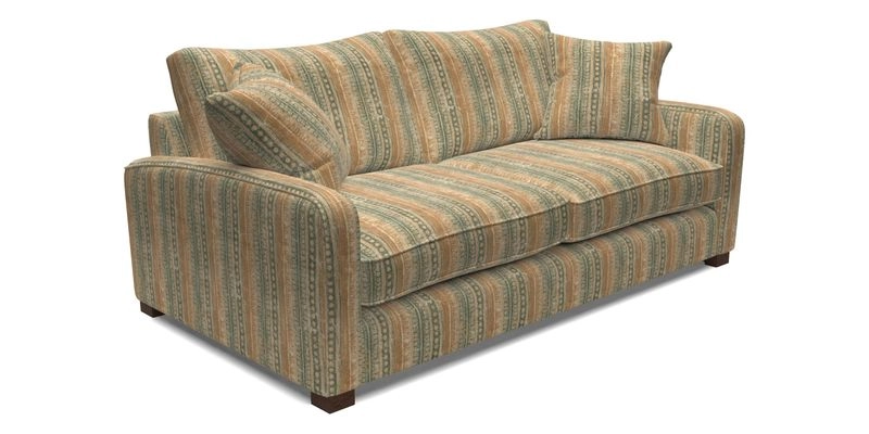 Brook Green 3 Seater Sofa in Two Tone Plain Biscuit