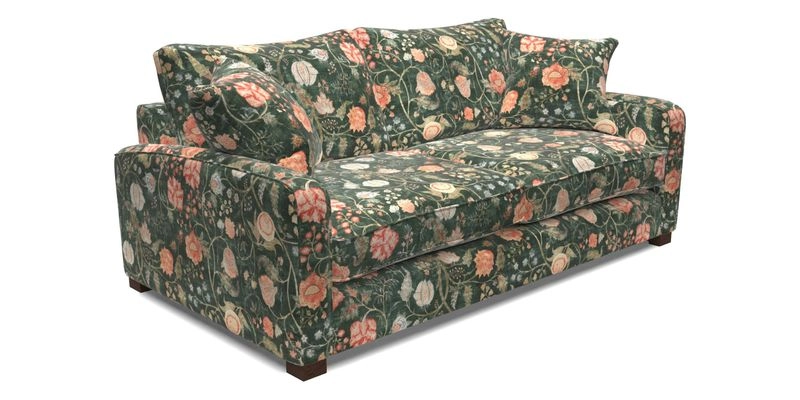 Brook Green 3 Seater Sofa in Two Tone Plain Biscuit