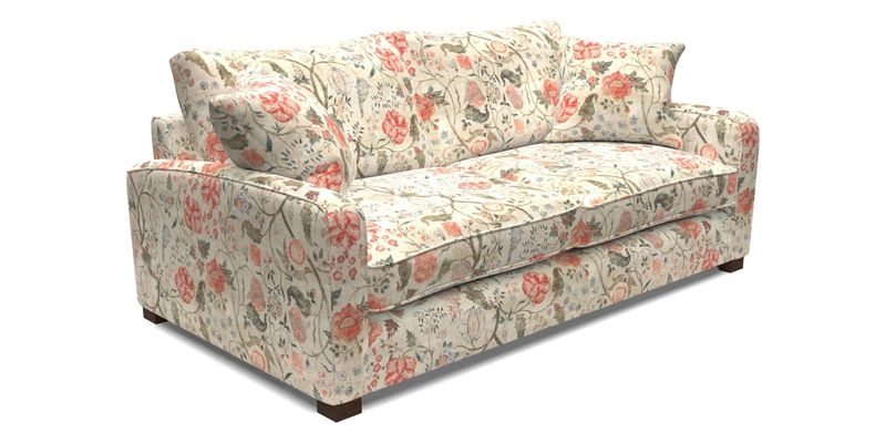 Brook Green 3 Seater Sofa in Two Tone Plain Biscuit