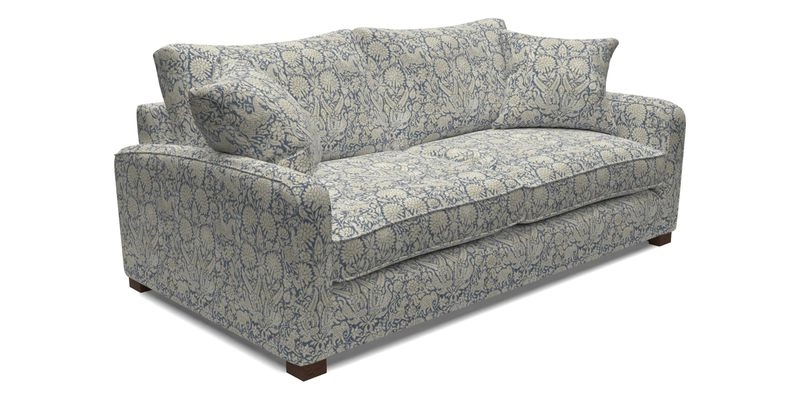 Brook Green 3 Seater Sofa in Two Tone Plain Biscuit