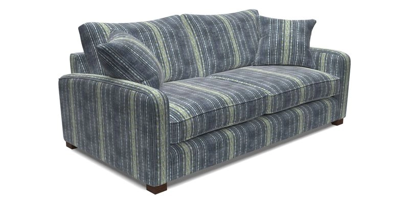 Brook Green 3 Seater Sofa in Two Tone Plain Biscuit