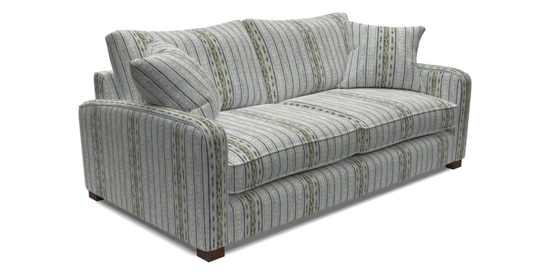 Brook Green 3 Seater Sofa in Two Tone Plain Biscuit