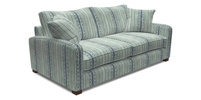 Brook Green 3 Seater Sofa in Two Tone Plain Biscuit