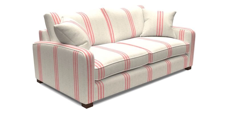 Brook Green 3 Seater Sofa in Two Tone Plain Biscuit