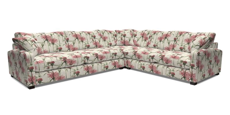 Brook Green large corner sofa LHF in Two Tone Plain Biscuit