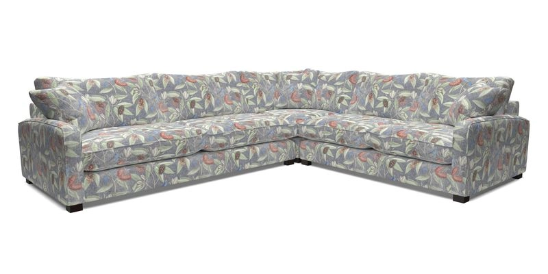 Brook Green large corner sofa LHF in Two Tone Plain Biscuit