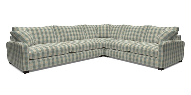 Brook Green large corner sofa LHF in Two Tone Plain Biscuit