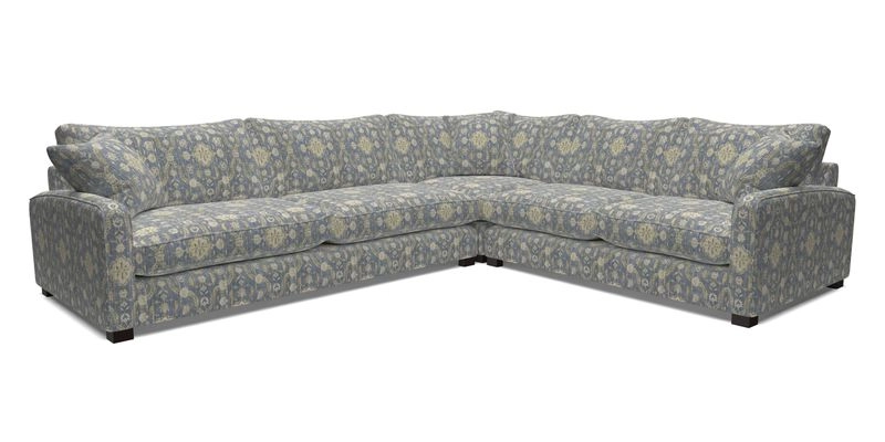 Brook Green large corner sofa LHF in Two Tone Plain Biscuit