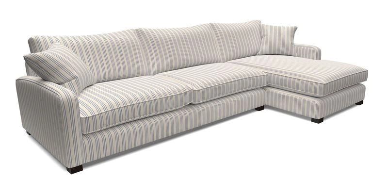 Brook Green chaise LHF in Two Tone Plain Biscuit