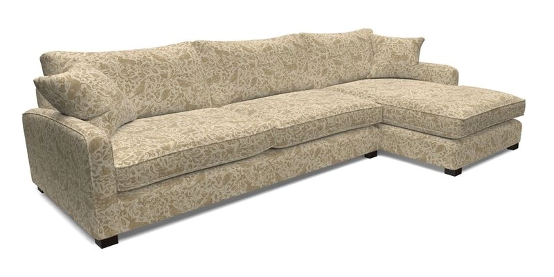 Brook Green chaise LHF in Two Tone Plain Biscuit