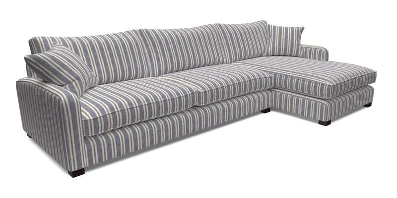 Brook Green chaise LHF in Two Tone Plain Biscuit