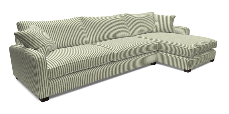 Brook Green chaise LHF in Two Tone Plain Biscuit