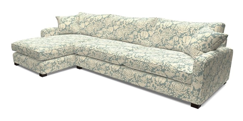 Brook Green chaise LHF in Two Tone Plain Biscuit