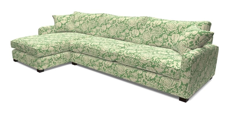 Brook Green chaise LHF in Two Tone Plain Biscuit