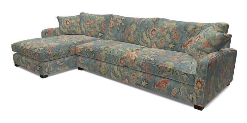 Brook Green chaise LHF in Two Tone Plain Biscuit