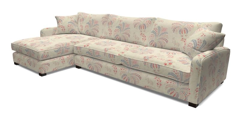 Brook Green chaise LHF in Two Tone Plain Biscuit
