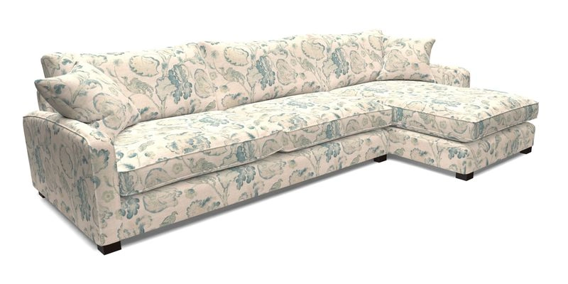 Brook Green chaise LHF in Two Tone Plain Biscuit