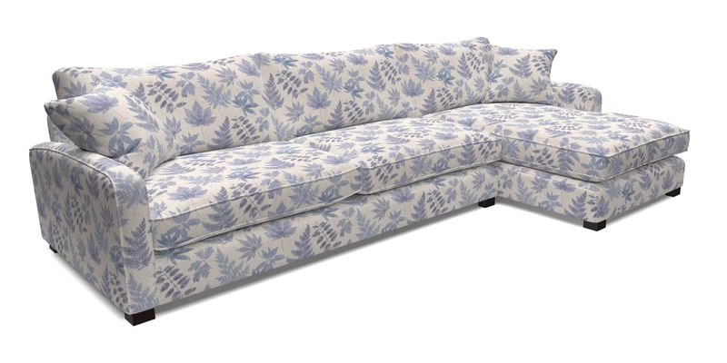 Brook Green chaise LHF in Two Tone Plain Biscuit